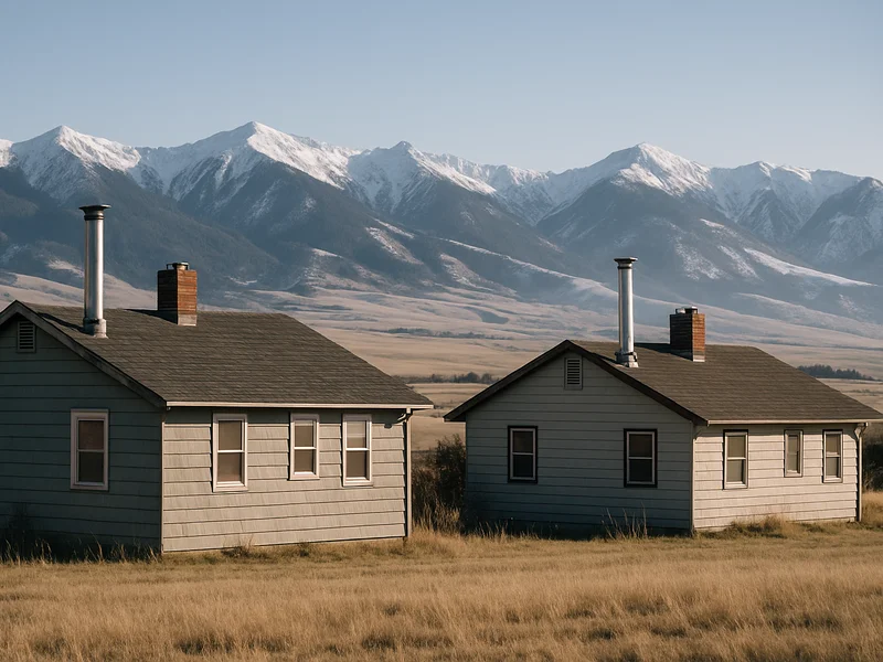 Valley homes with flues and chimneys in Deer Lodge, MT